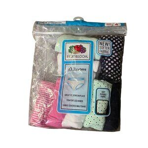 Fruit Of The Loom Girls Size 4 Assorted Cotton Hipsters Underwear 10-Pack